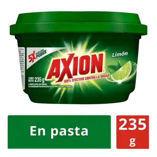 Lavaplatos en Crema Axion Limón 235 g