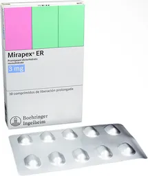 Mirapex Boehringer Ingelheim Er 3 Mg 10 Tbs A P 113220 Pae