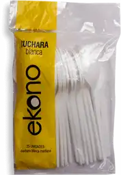 Éxito Cuchara Plastica Blanca