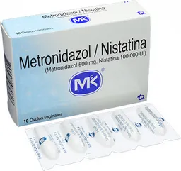 MK Metronidazol 500 mg/ Nistatina 100 000 Ui Óvulos Vaginales