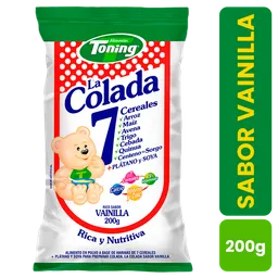 Toning Colada 7 Cereales Sabor a Vainilla