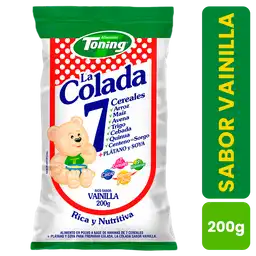 Toning Colada 7 Cereales Sabor a Vainilla