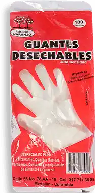  Exito Plasticos Naranjo Guantes 