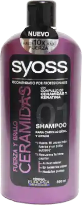 Syoss Shampoo Fuerza y Brillo con Ceramidas