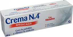 Crema No4 Crema No 4 Medicada Tubo Con Nistatina