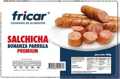 Fricar Salchicha Bonanza Parrilla Premium