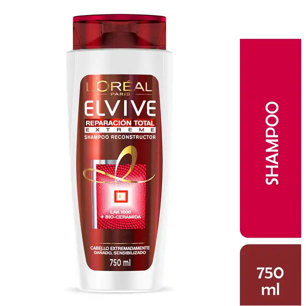 Elvive Shampoo Reparación Total Extreme