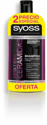 Syoss Shampoo Fuerza y Brillo Ceramidas