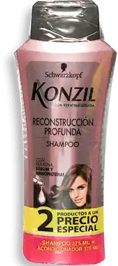 Konzil Shampoo y Acondicionador Reconstrucción Profunda 