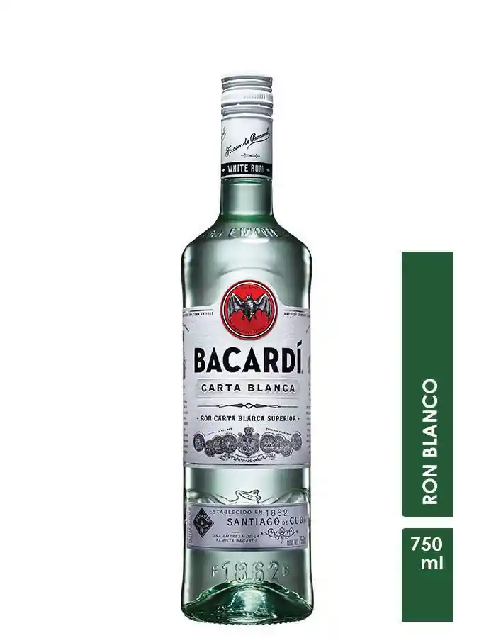 Bacardi Ron Blanco.