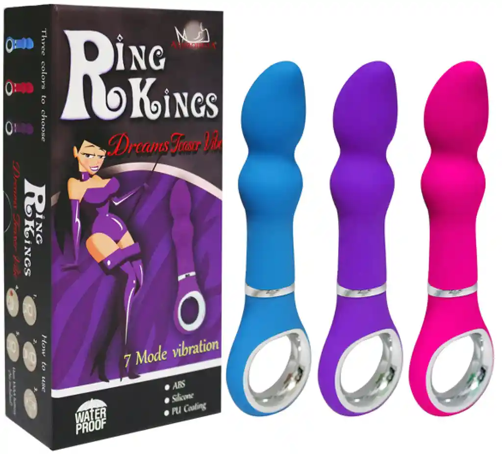 Kings Ring Teaser Vibrador. Anillo Retardante Vibrador Cuentas