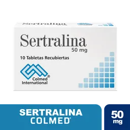 Sertralina Colmed International Antidepresivo (50 Mg) Tabletas Recubiertas