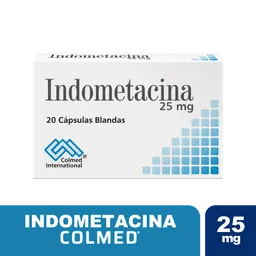 Colmed International Indometacina Antiinflamatorio (25 mg) Cápsulas Blandas
