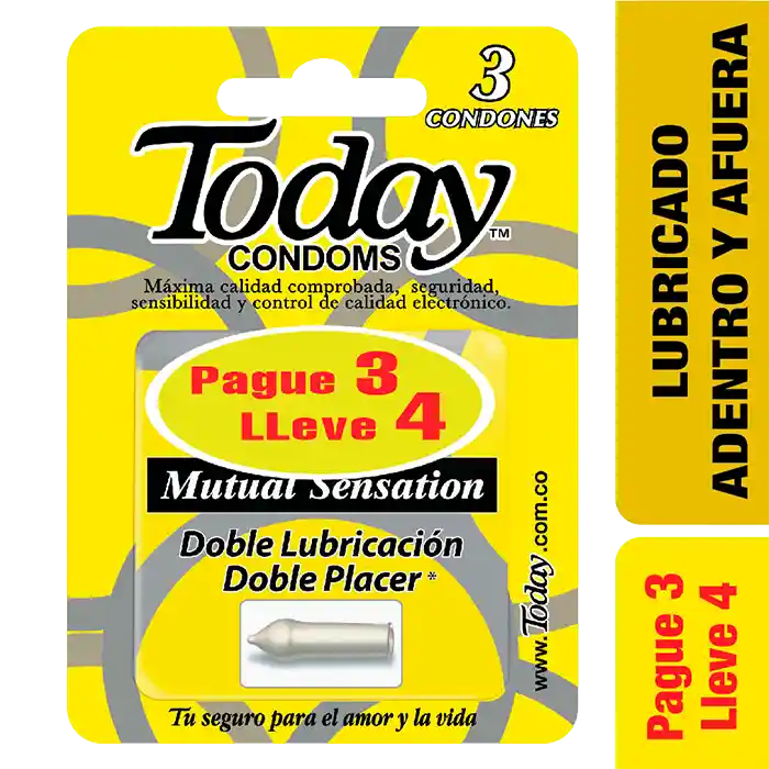 Today Condones Mutual Sensacion