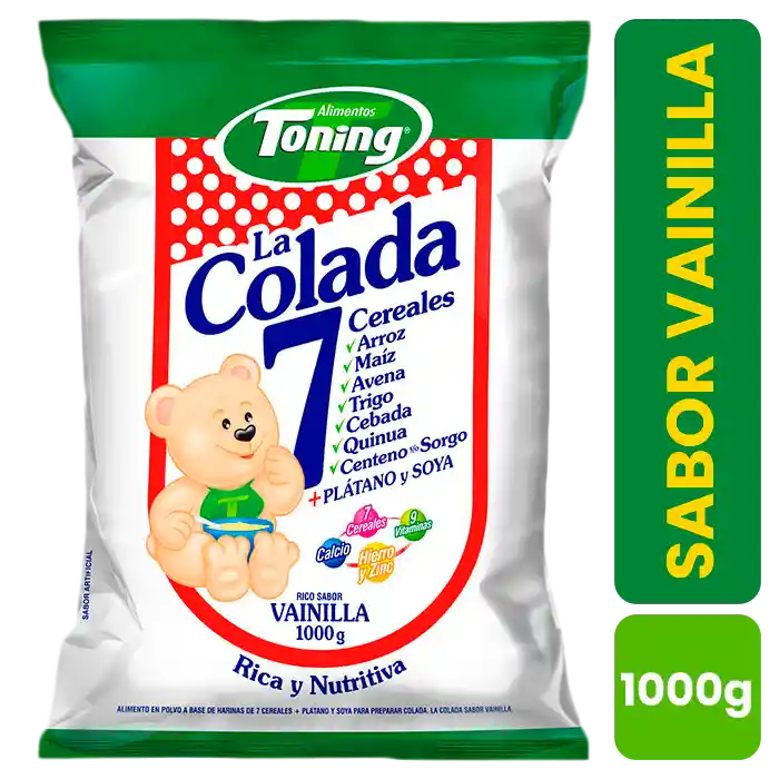 Toning Colada 7 Cereales Vainilla