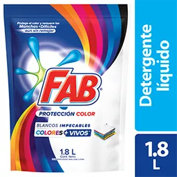 Detergente Liquido Fab Protección Color Dp 1.8L
