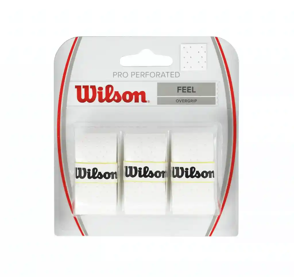 Wilson Sobregrips Para Raqueta De Tenis 3 Unds Properforated