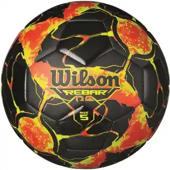 Wilson Balon De Futbol Rebar Numero 5 Naranja Y Negro