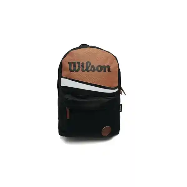 Wilson Mochila Deportiva Escolar Estampada Negra