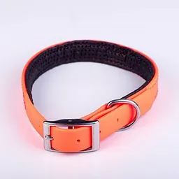 Collar Perro Sintetico At Naranja Talla M 2033