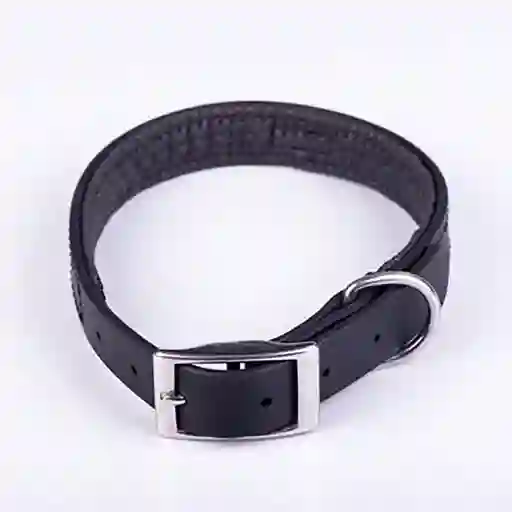 Collar Perro Sintetico At Negro Talla L