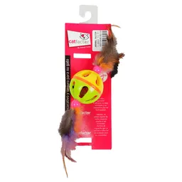 Juguete Cascabel Doble Pluma 1003Cf