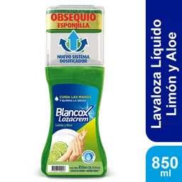 Blancox Loza Crem Detergente para Vajillas