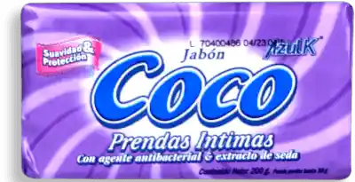 As Azul K Jabón Coco Para Prend Intim