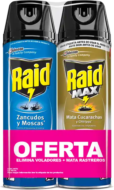 Raid Insecticida Para El Hogar