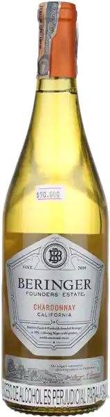 Beringer Vino Blanco Founders Estate Chardonnay Botella