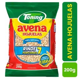 Toning Avena en Hojuelas 100% Natural