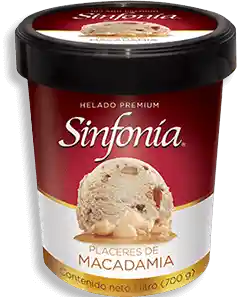 Sinfonía Helado Macadamia
