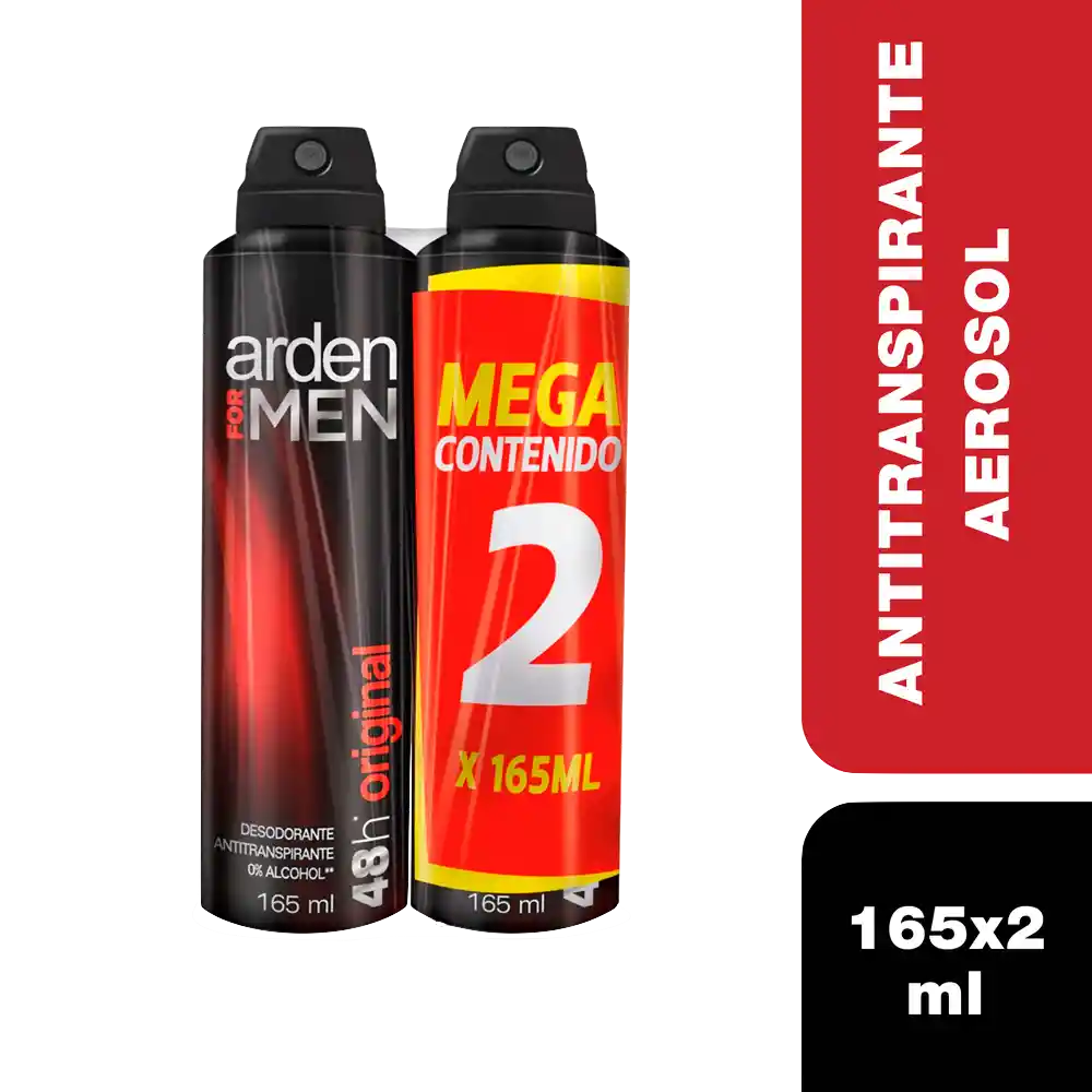 Arden For Men Desodorante Antitranspirante Original en Aerosol