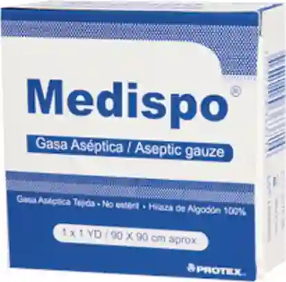 Medispo Gasa Aseptica 1X1 Yd Cj X 1 Un Prx