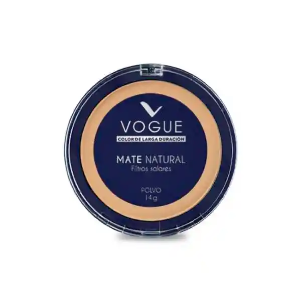 Vogue Polvo Compacto Mate Natural Arena