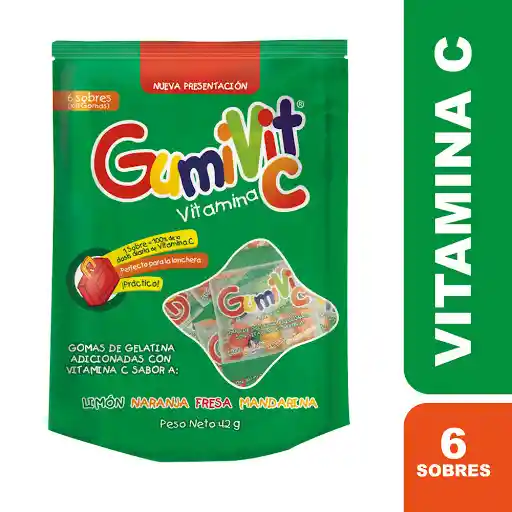 Gumivit Gomas De Gelatina x 6 Unidades.