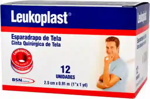 Leukoplast Esparadrapo De Tela x 12 Unidades