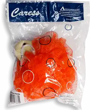 Caress Esponja Bano Naranja