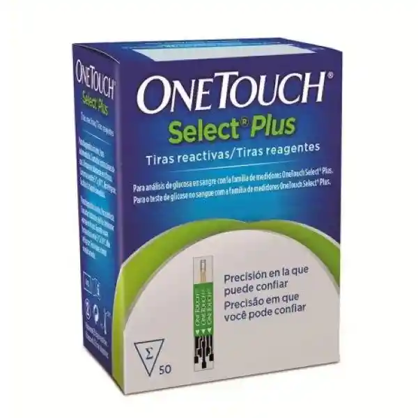 One Touch Tiras Reactivas Select Plus X 10