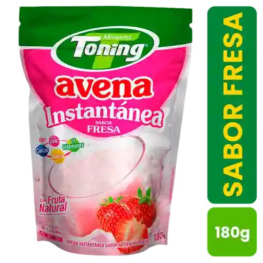 Toning Avena Instantánea Sabor a Fresa