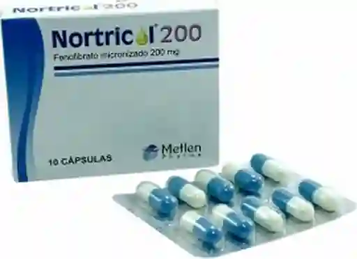 Nortricol 200 Mg Caja Con Rx4