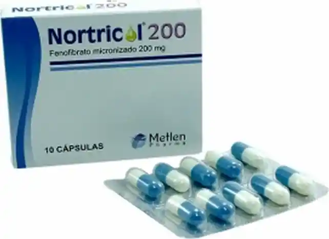Nortricol 200 Mg Caja Con Rx4