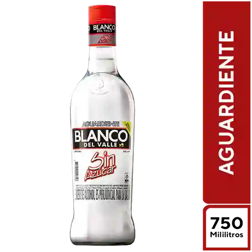 Aguardiente Blanco Del Valle 750 ml