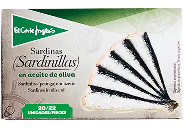 El Corte Inglés Sardinas en Aceite de Oliva