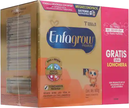 Enfagrow Premium Alimento Lacteo + Gratis Una Lonchera