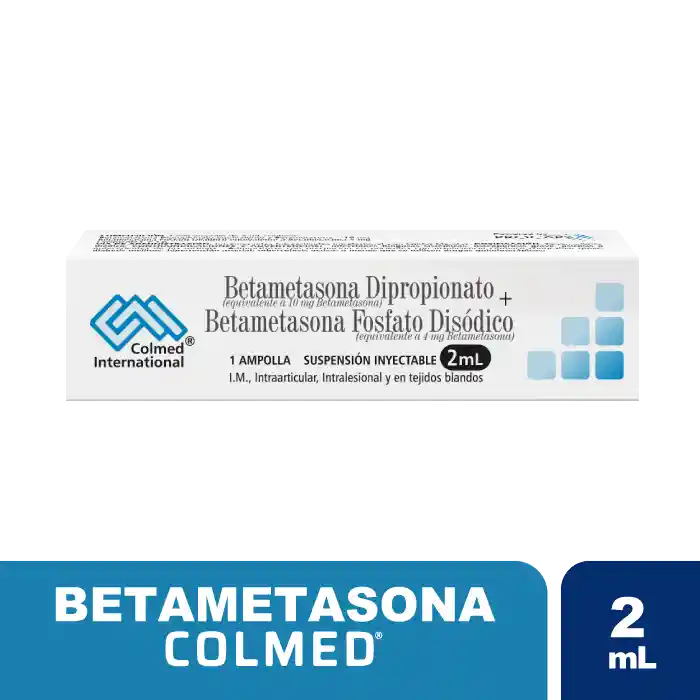 Colmed Betametasona Suspensión Inyectable (10 mg / 4 mg)