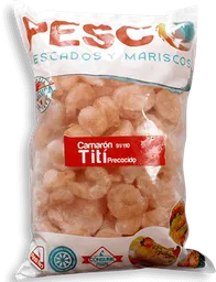 Pesco Camarones Tití congelados