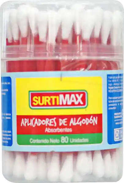 Surtimax Aplicadores De Algodon