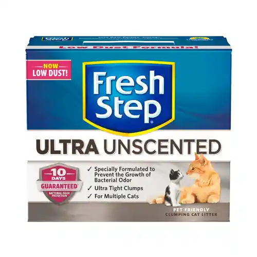 Arena Para Gato Fresh Step Unscented Aglom 20 Lb