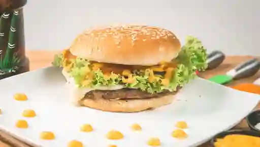 Hamburguesa Clásica y Pepsi 400ml